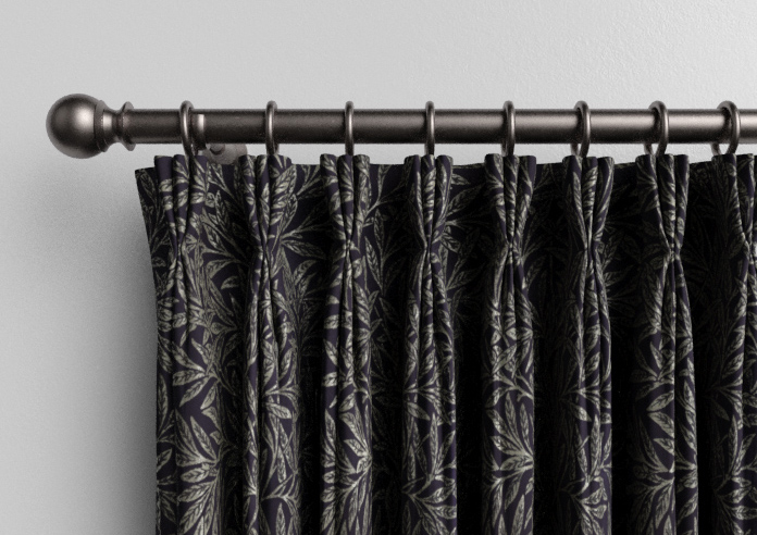 William Morris At Home Willow, Woven Indigo - Made to Measure Curtains - Image 11